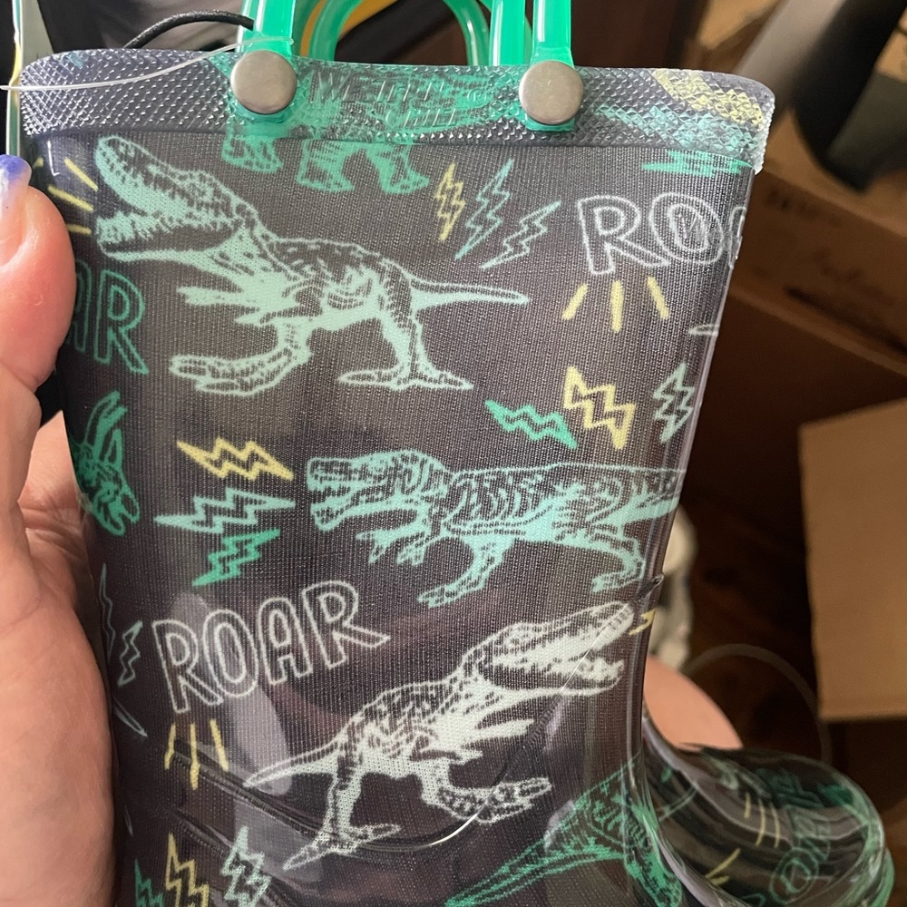 Western Chief boys rain boots that light up